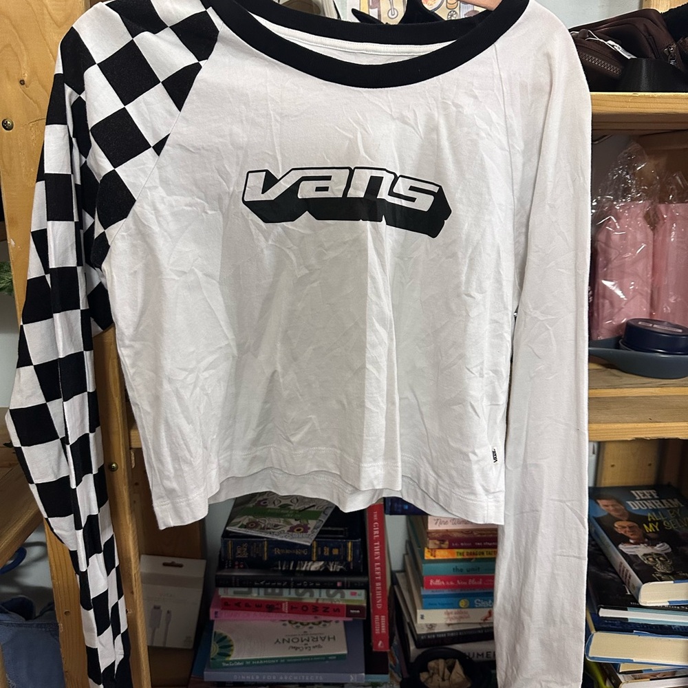 Vans Black and White Checkered Tee